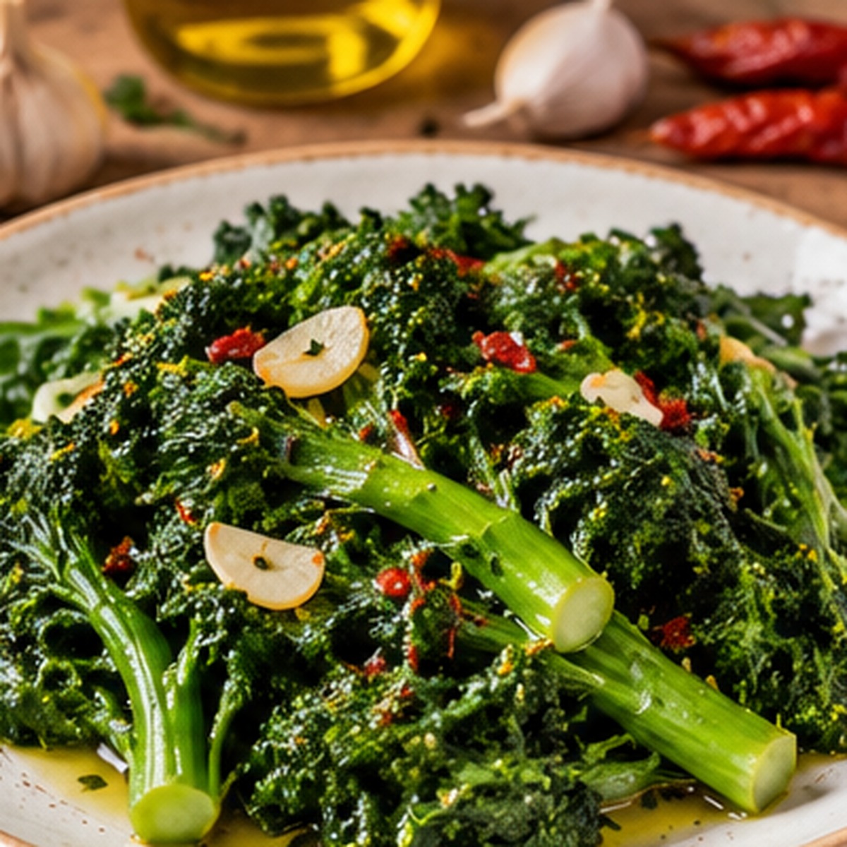 Broccoloni (broccoli neri stufati)