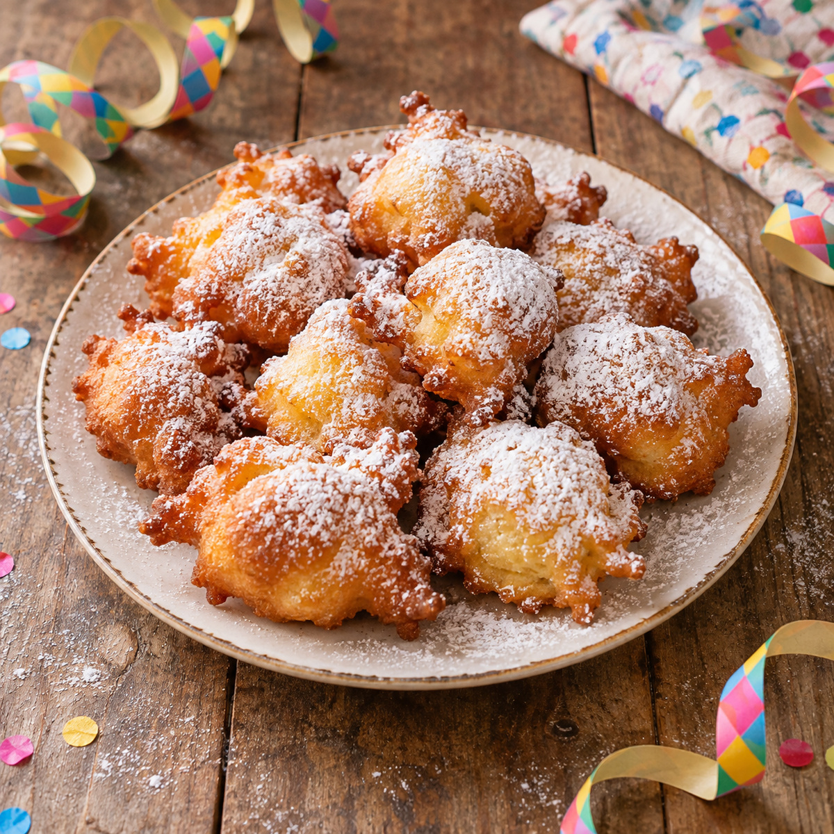 Frittele dolci di carnevale