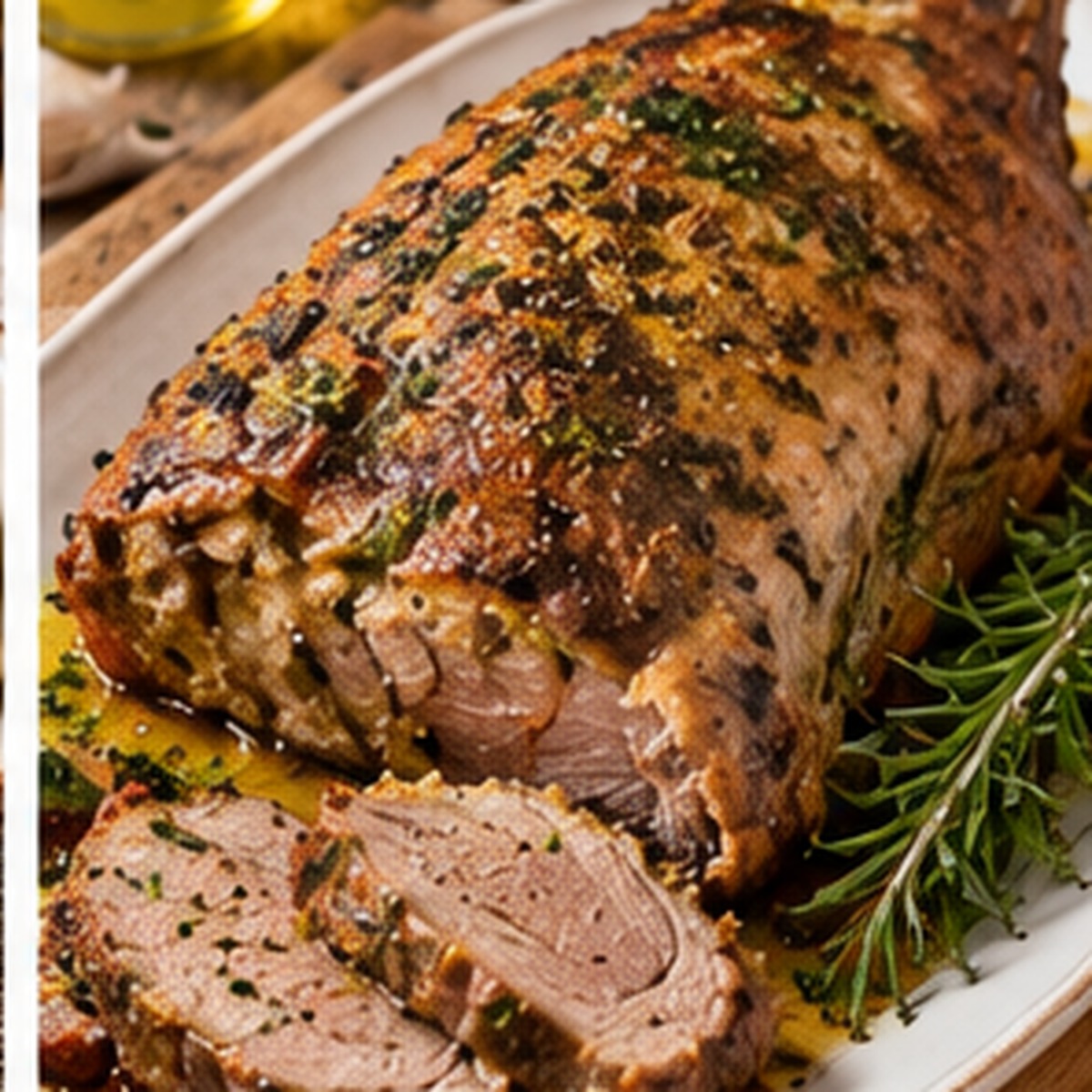 Coscia di agnello ripiena