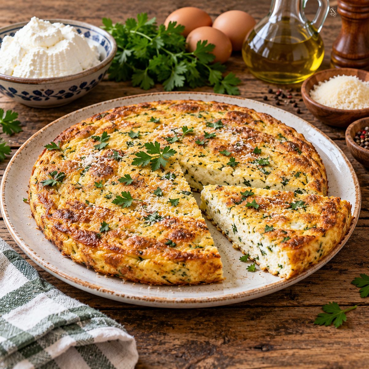 Frittata uova e ricotta