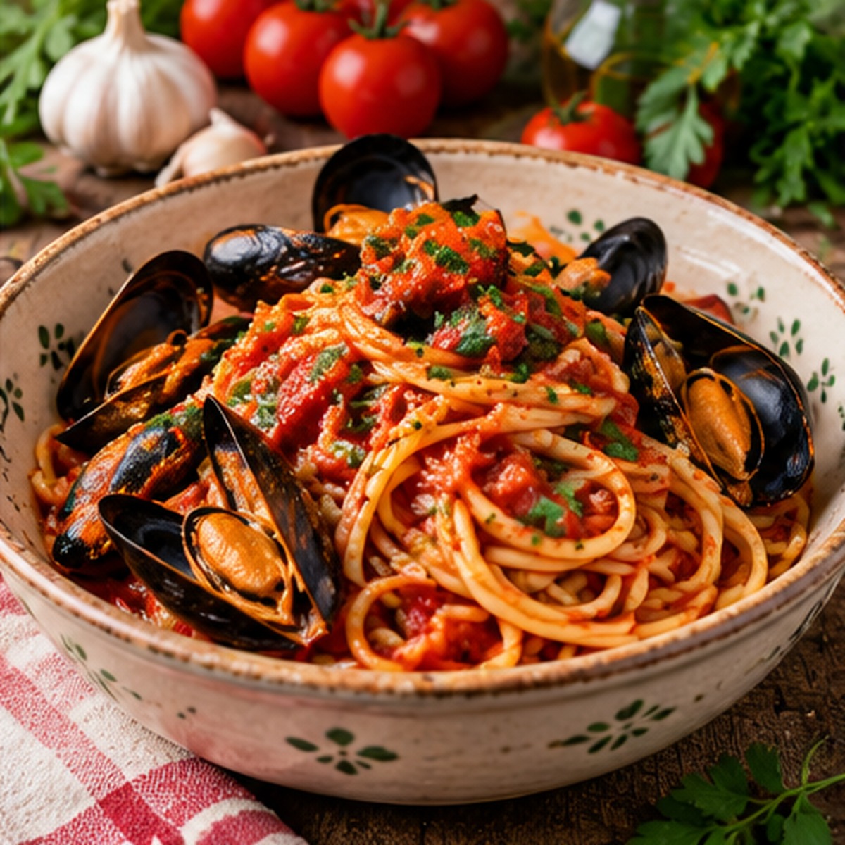 Spaghetti con le cozze