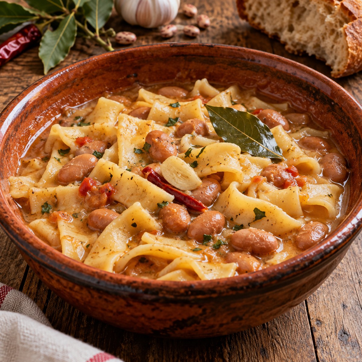 Lagane e fagioli alla lucana