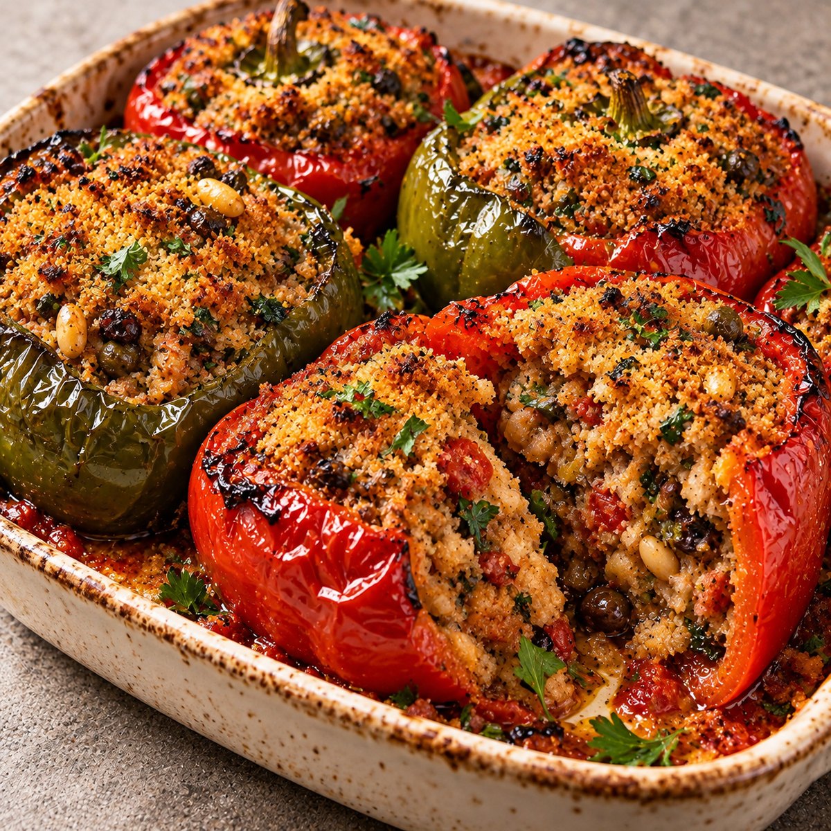 Peperoni imbottiti alla lucana