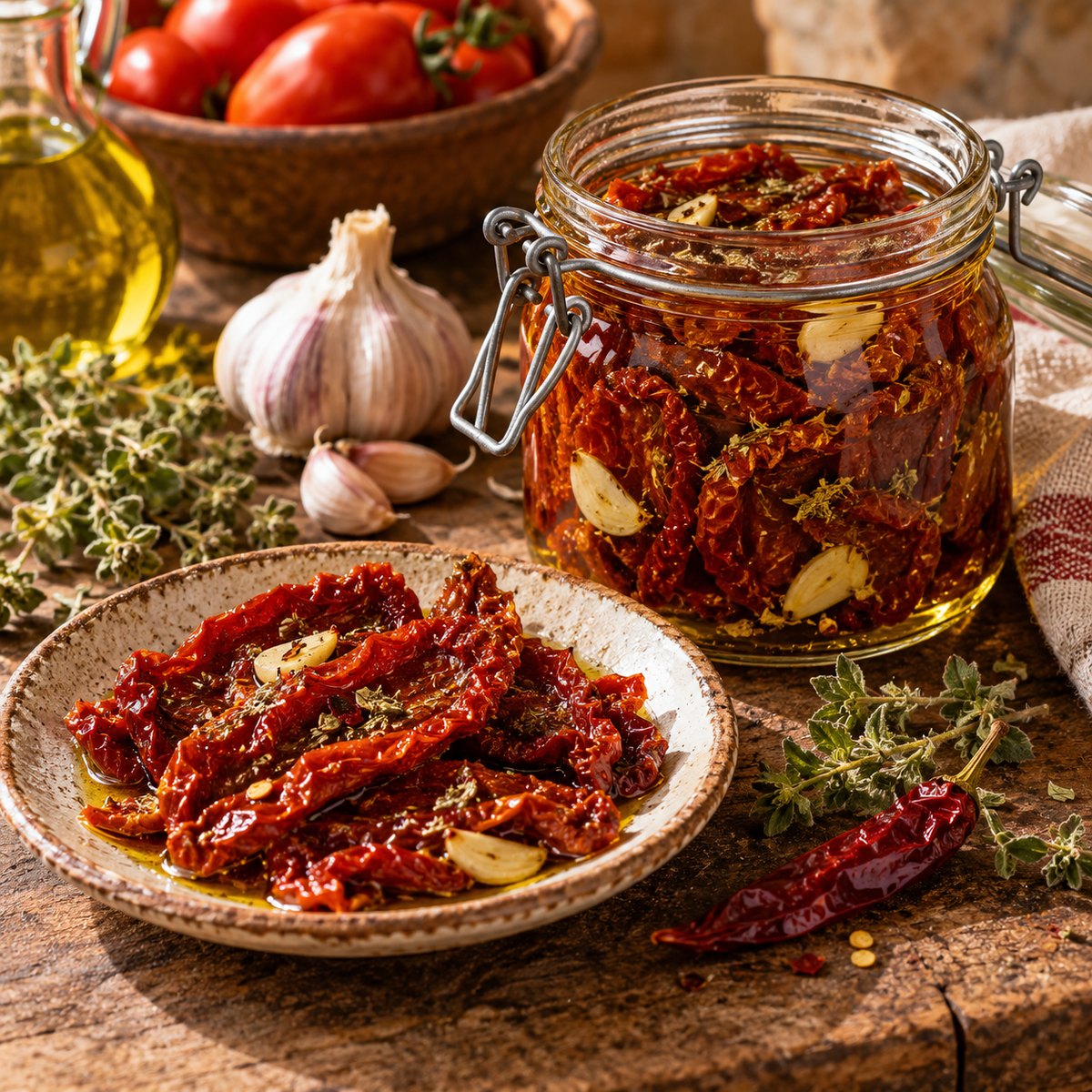 Pomodori sott’olio alla lucana