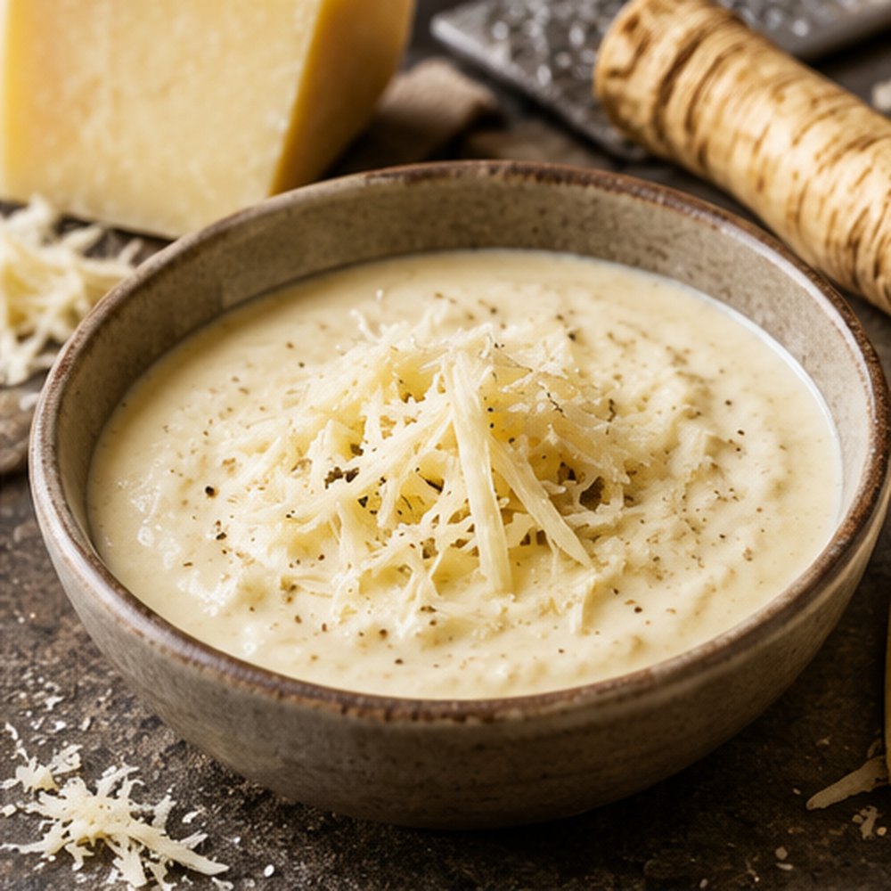 Salsa al rafano e pecorino