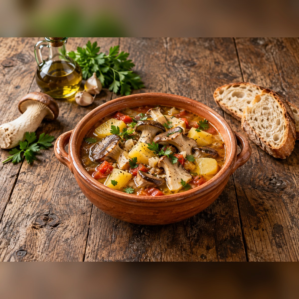 Zuppa di cardoncelli e patate