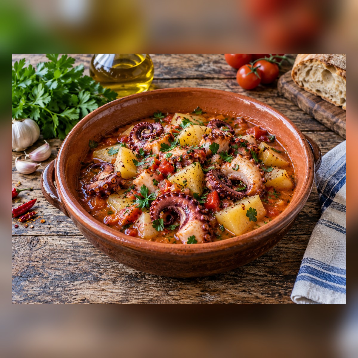 Zuppa di polipi e patate di Maratea