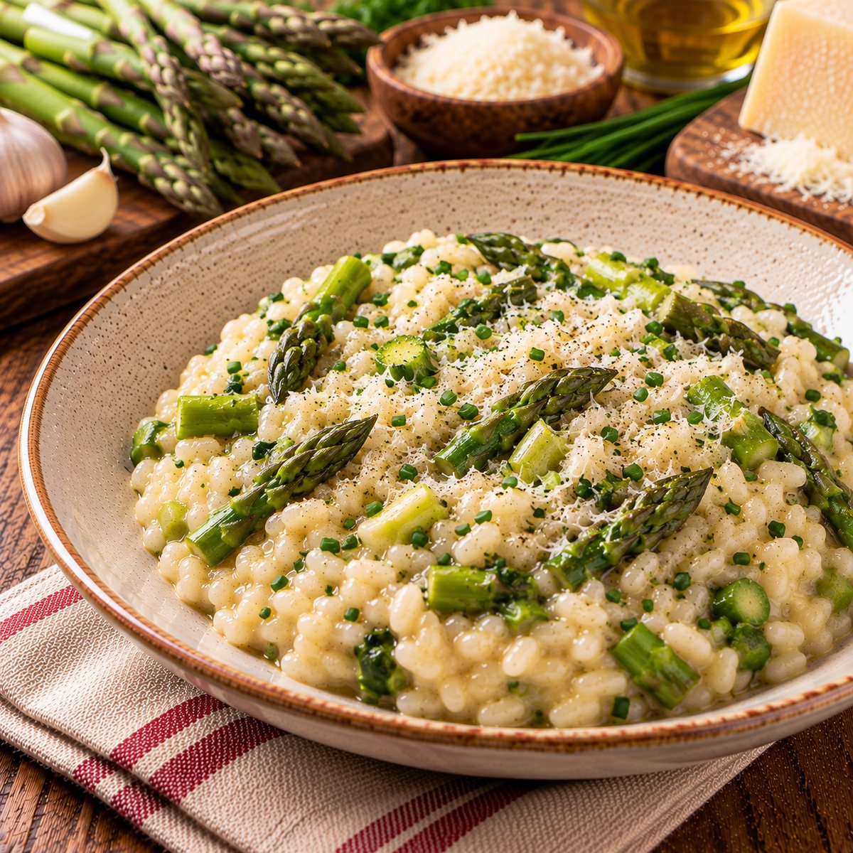 Risotto con asparagi