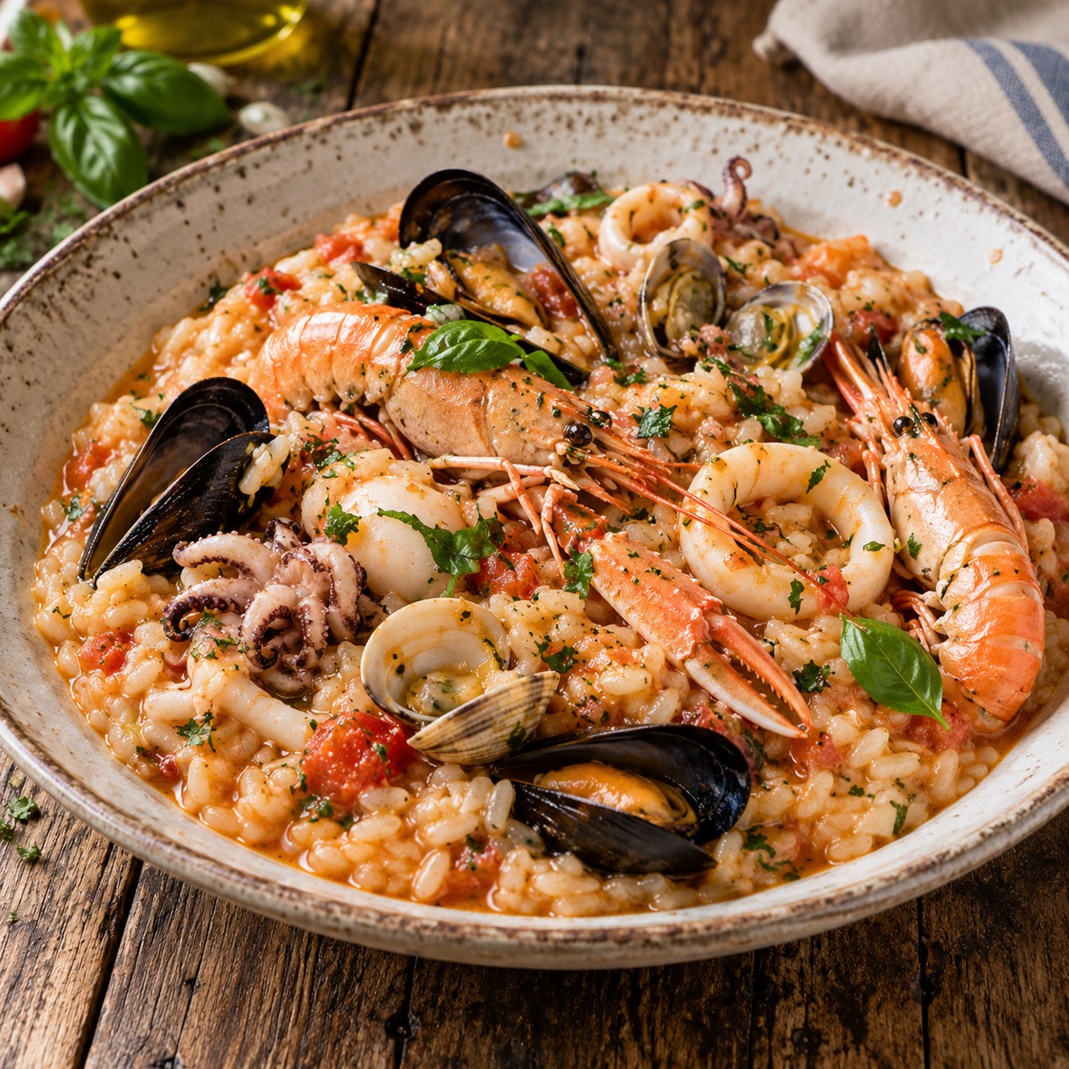 Risotto alla pescatora