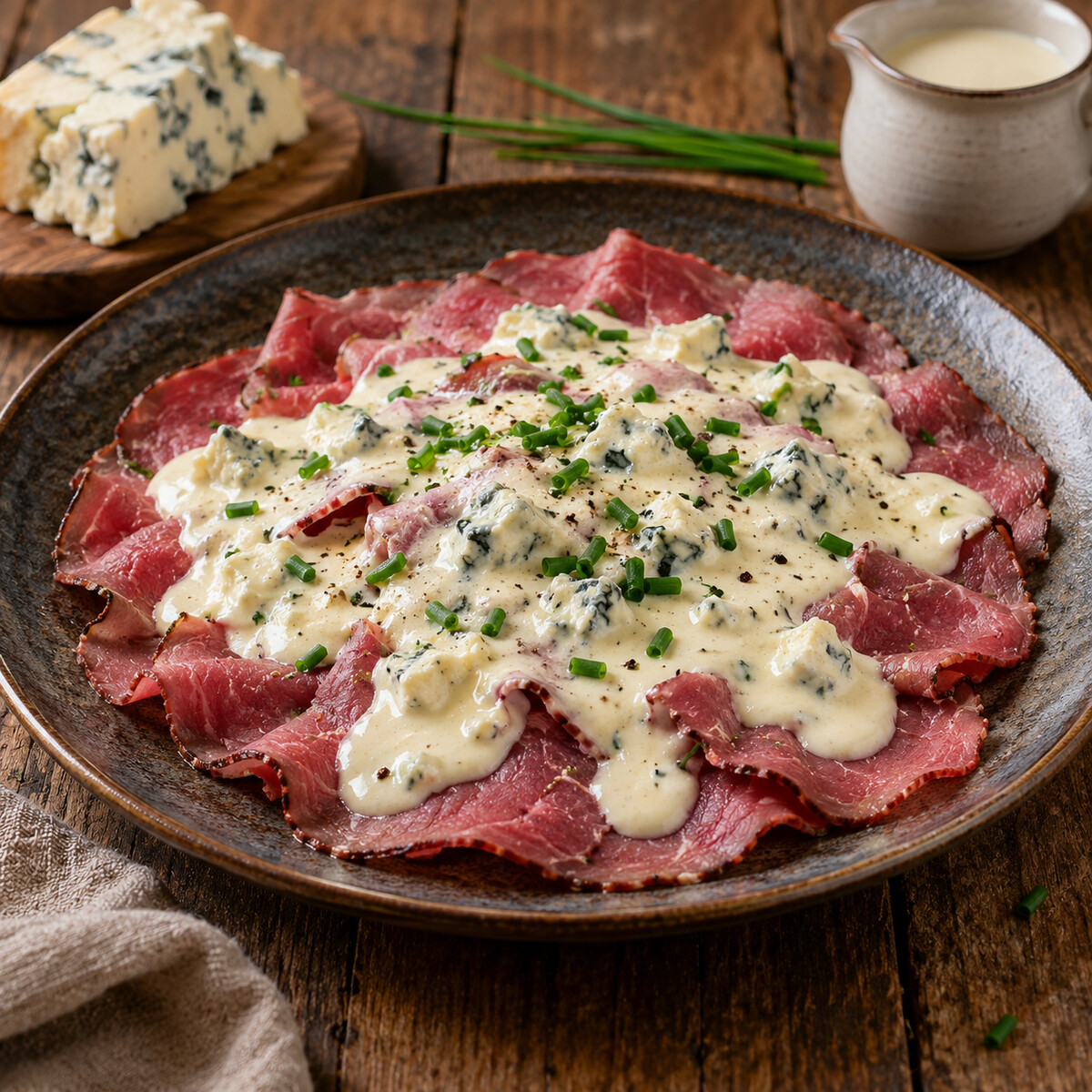 Manzo al gorgonzola