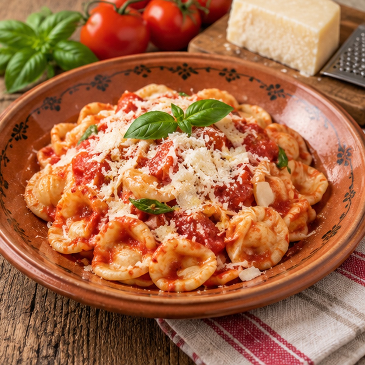 Orecchiette pomodoro e cacioricotta