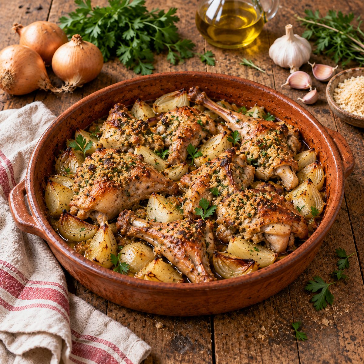 Coniglio al forno