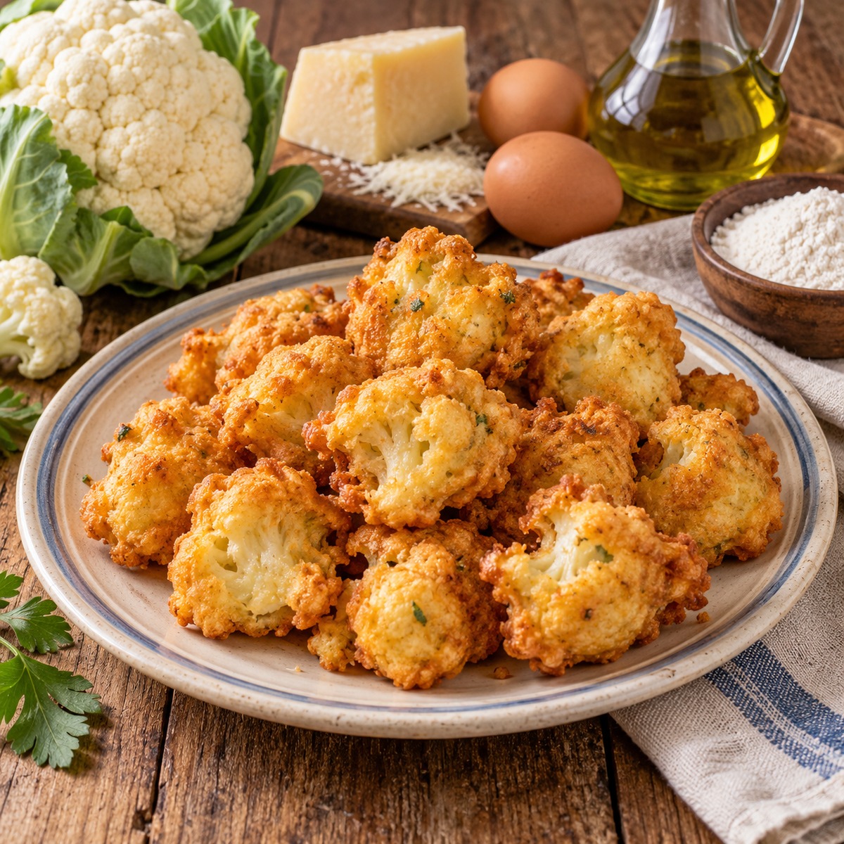 Frittelle di cavolfiore Frittelle di cavolfiore