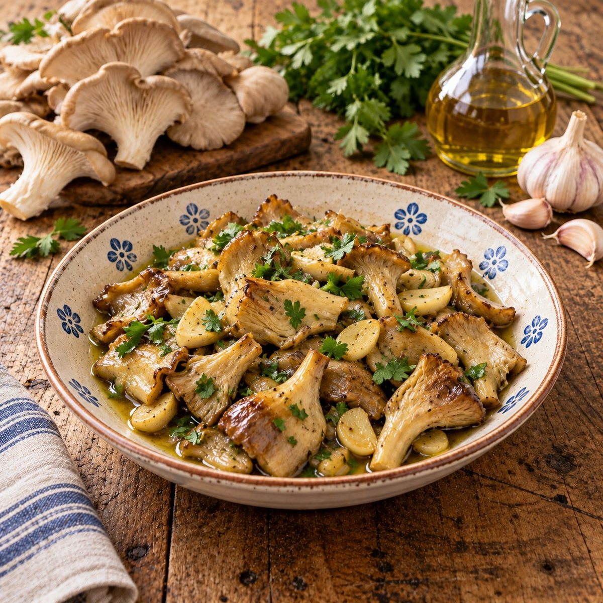 Funghi trifolati Funghi trifolati