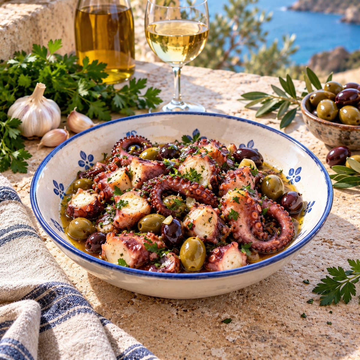 Polpo con olive Polpo con olive