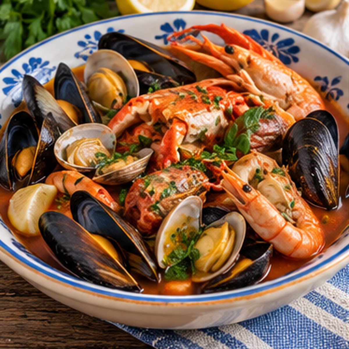 Zuppa ai frutti di mare Zuppa ai frutti di mare