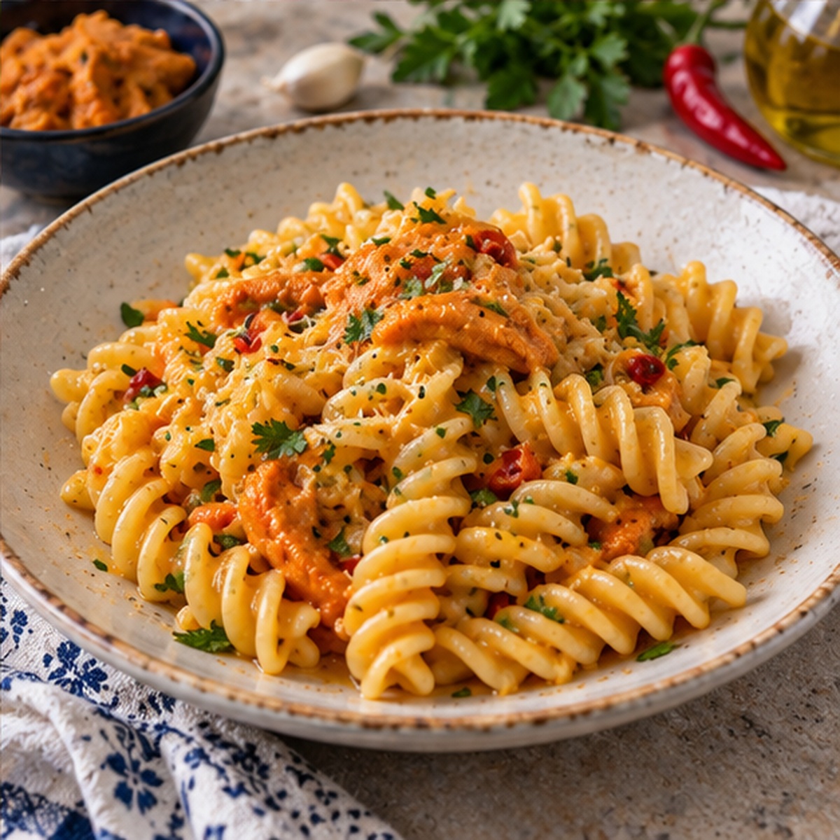 Fusilli ai ricci