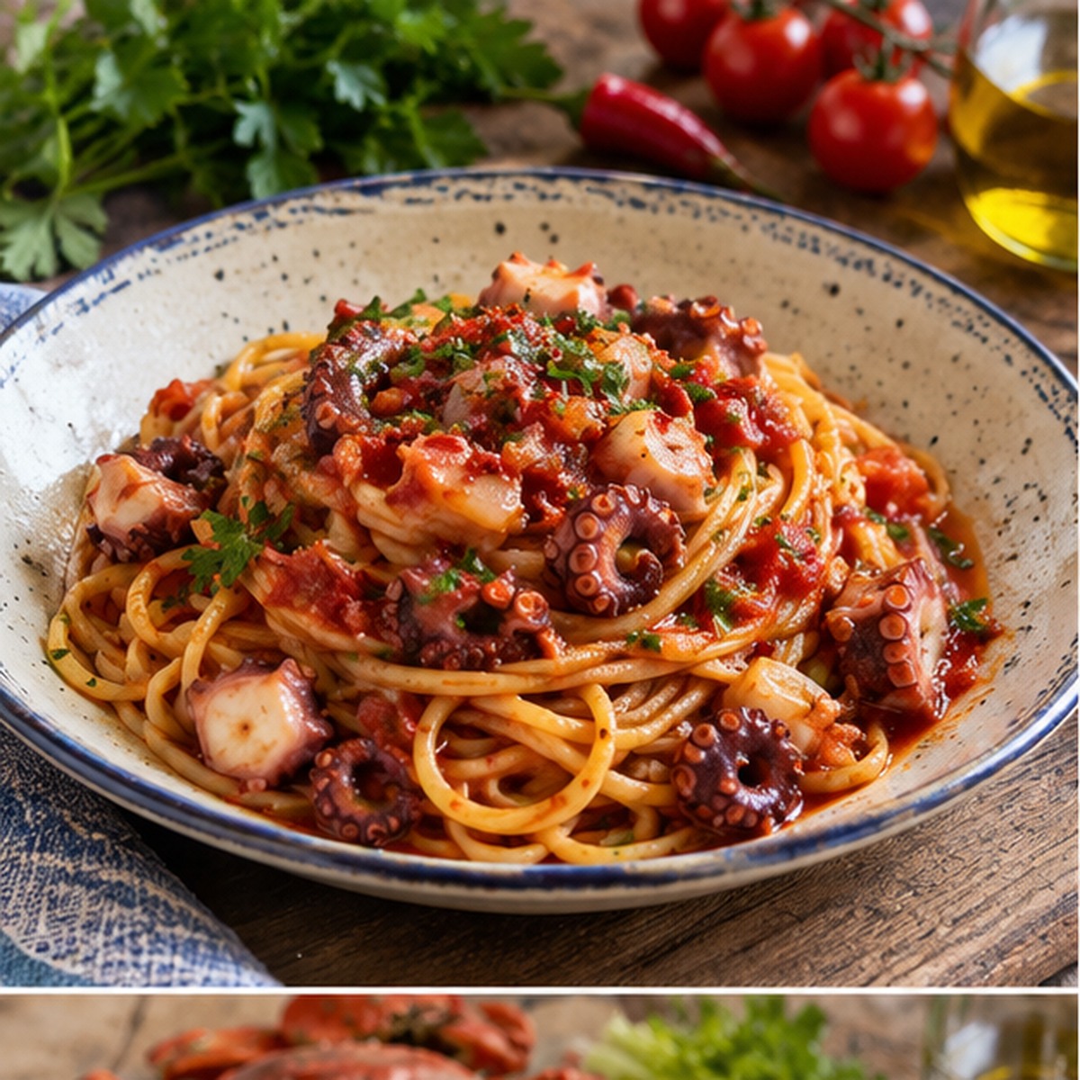 Spaghetti al polpo