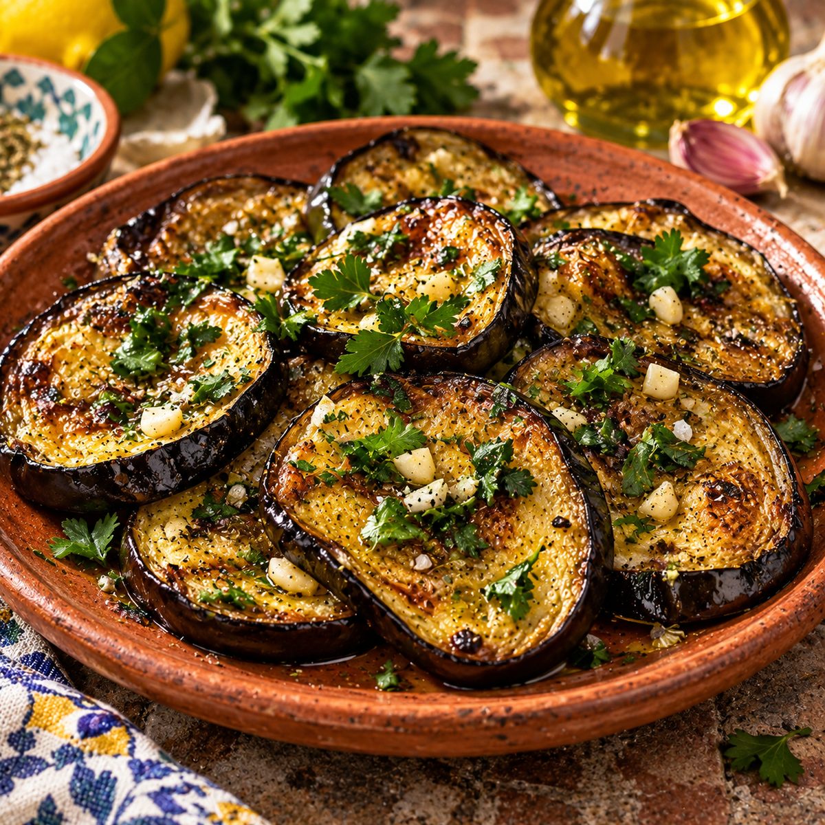 Melanzane arrostite