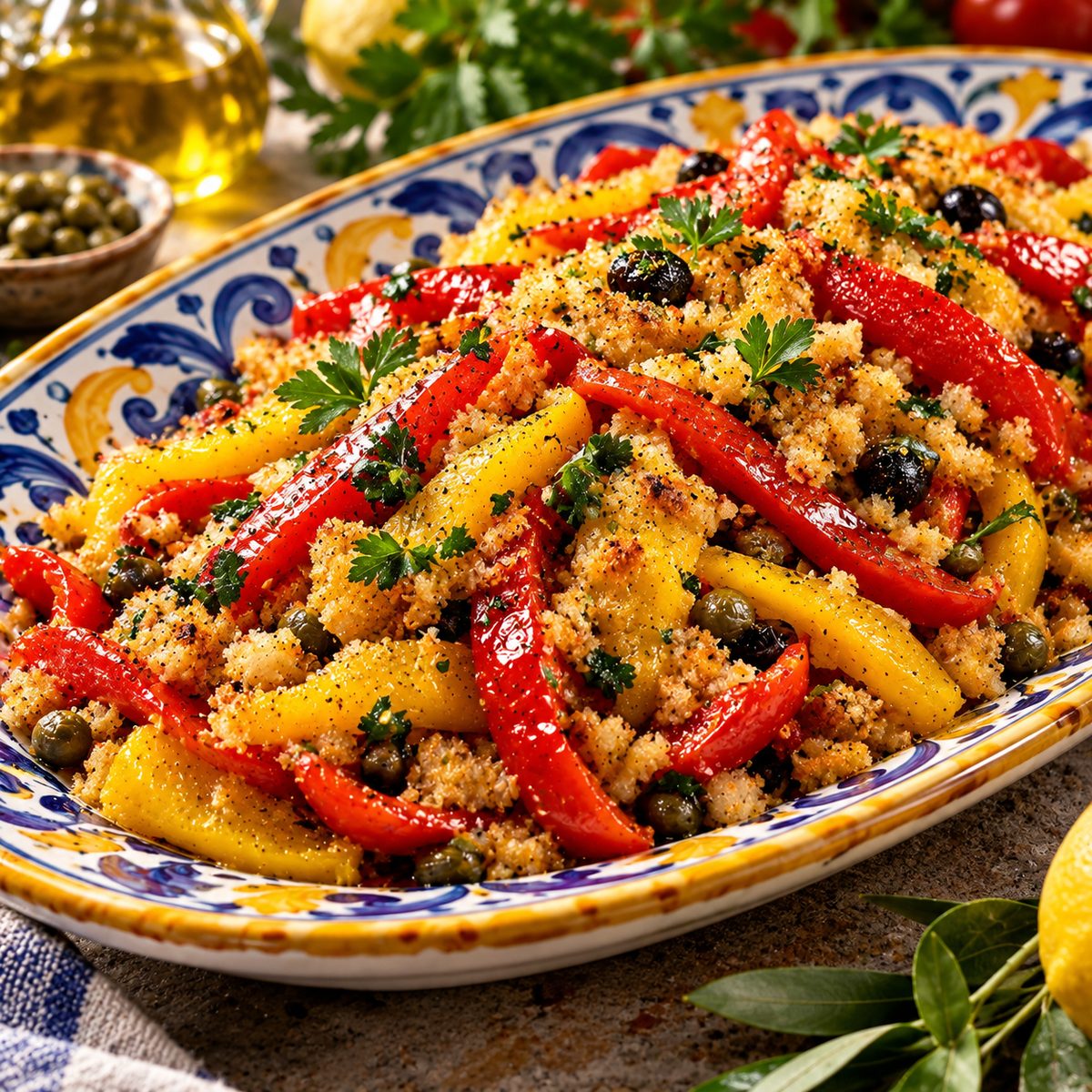 Peperoni con la mollica