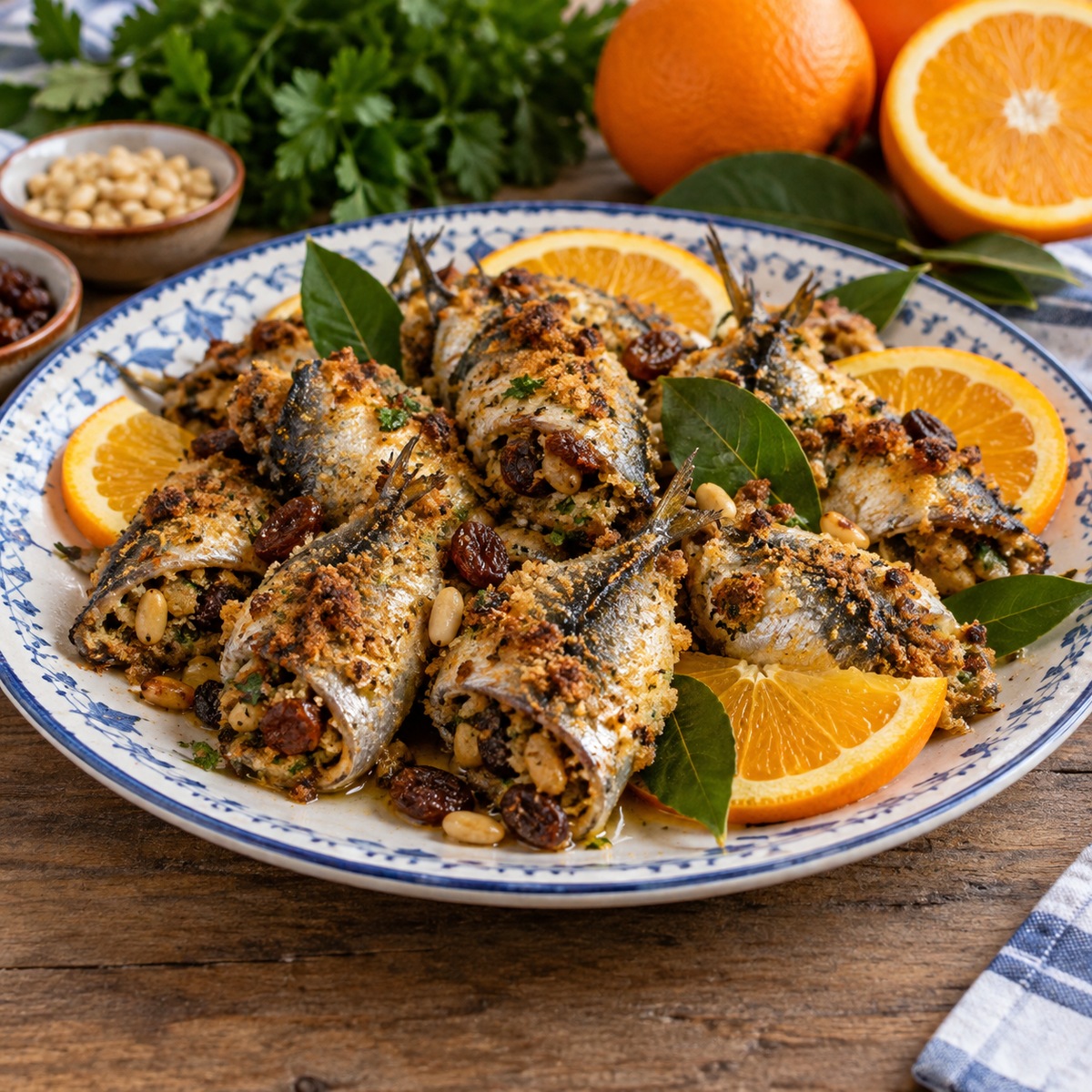 Sarde a beccafico