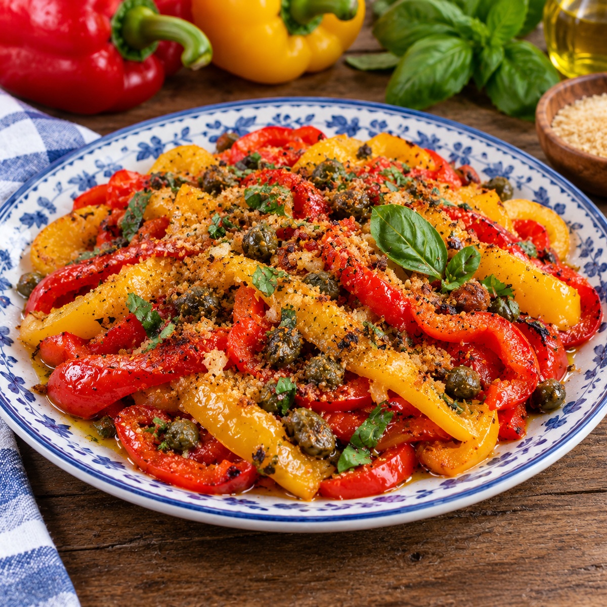 Peperoni con i capperi