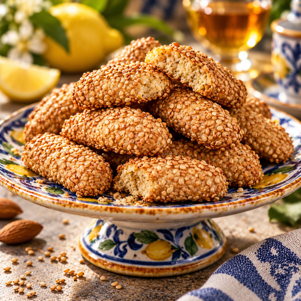Biscotti con il sesamo (ca ciciulena)