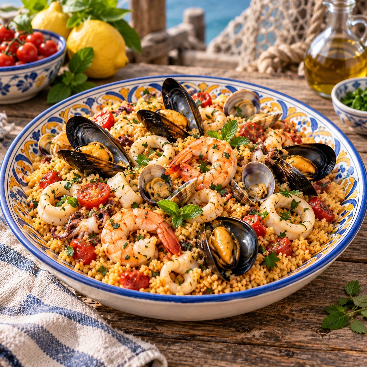 Casarecce al pesce spada e melanzane