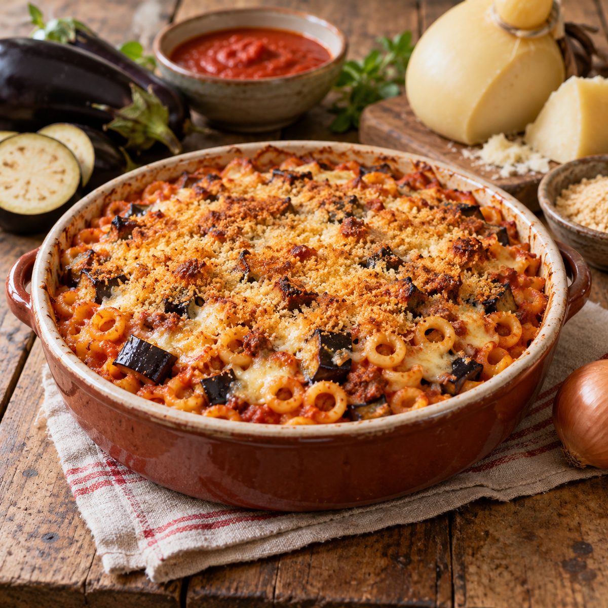 Timballo di anelletti Timballo di anelletti