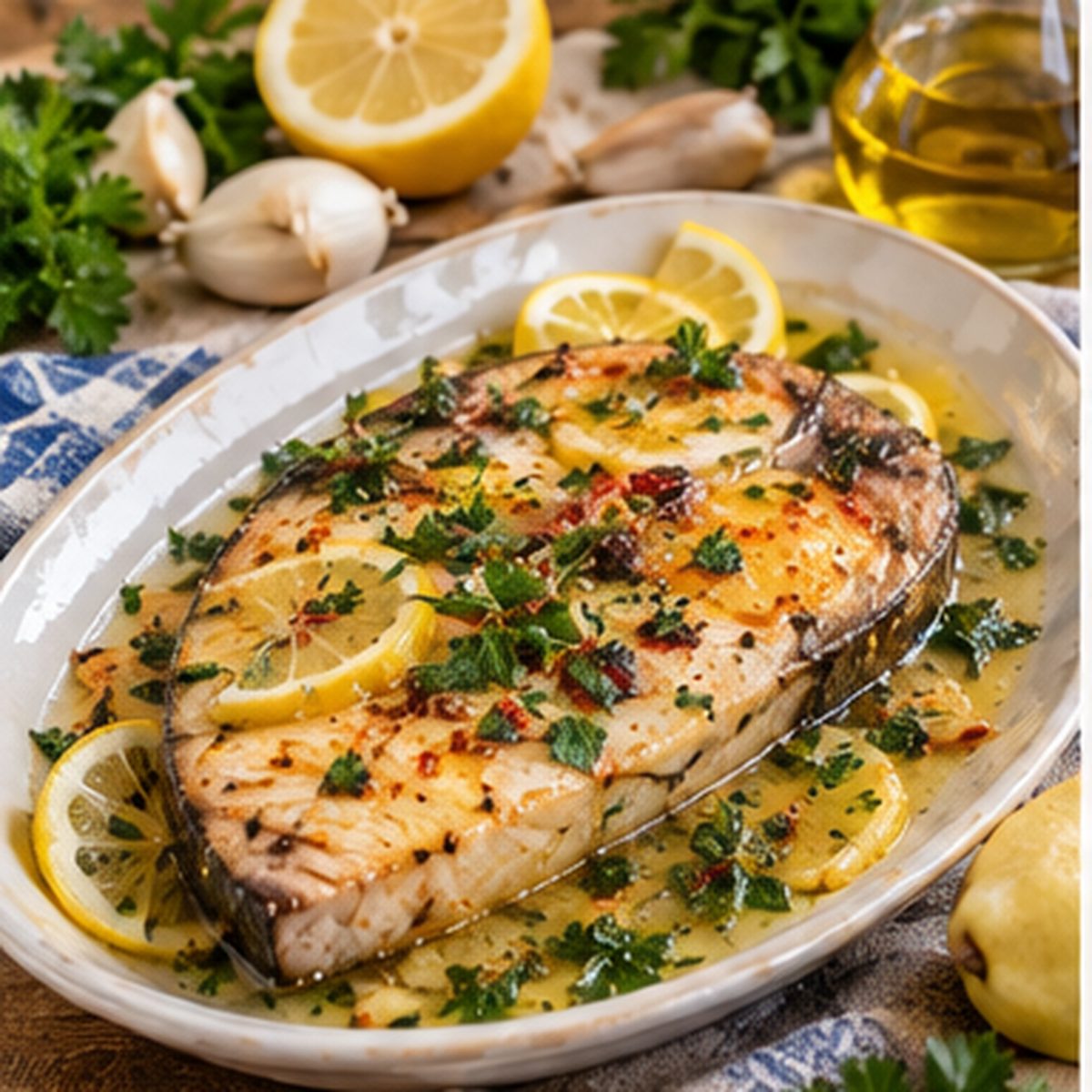 Pesce spada al forno Pesce spada al forno