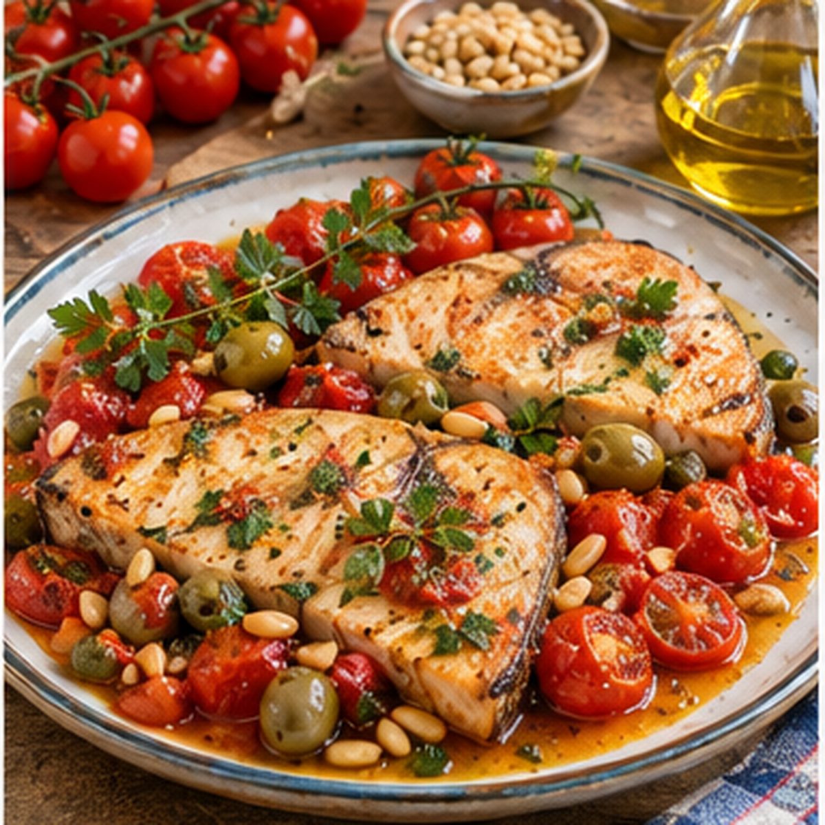 Pesce spada alla siciliana Pesce spada alla siciliana