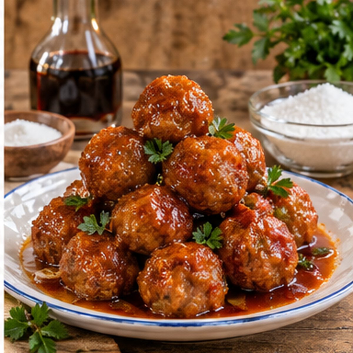 Polpette in agrodolce Polpette in agrodolce