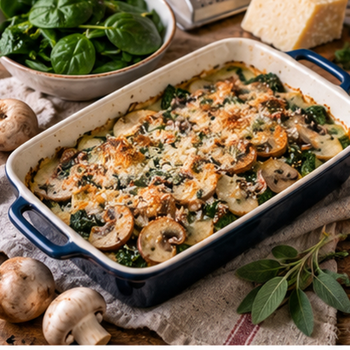 Champignon alla fiorentina