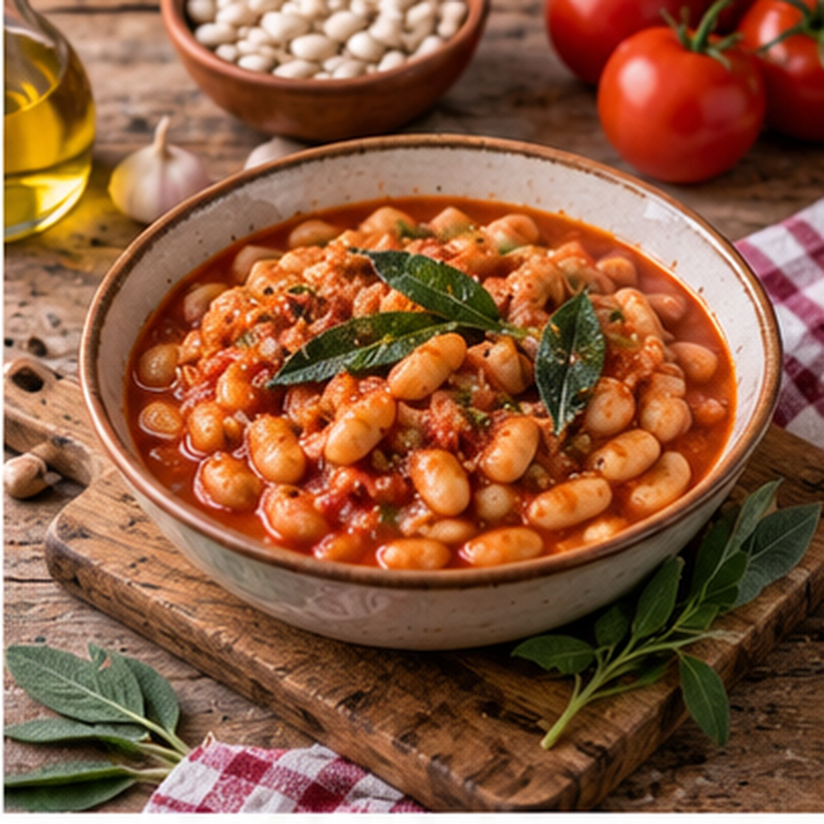 Fagioli all'uccelletto