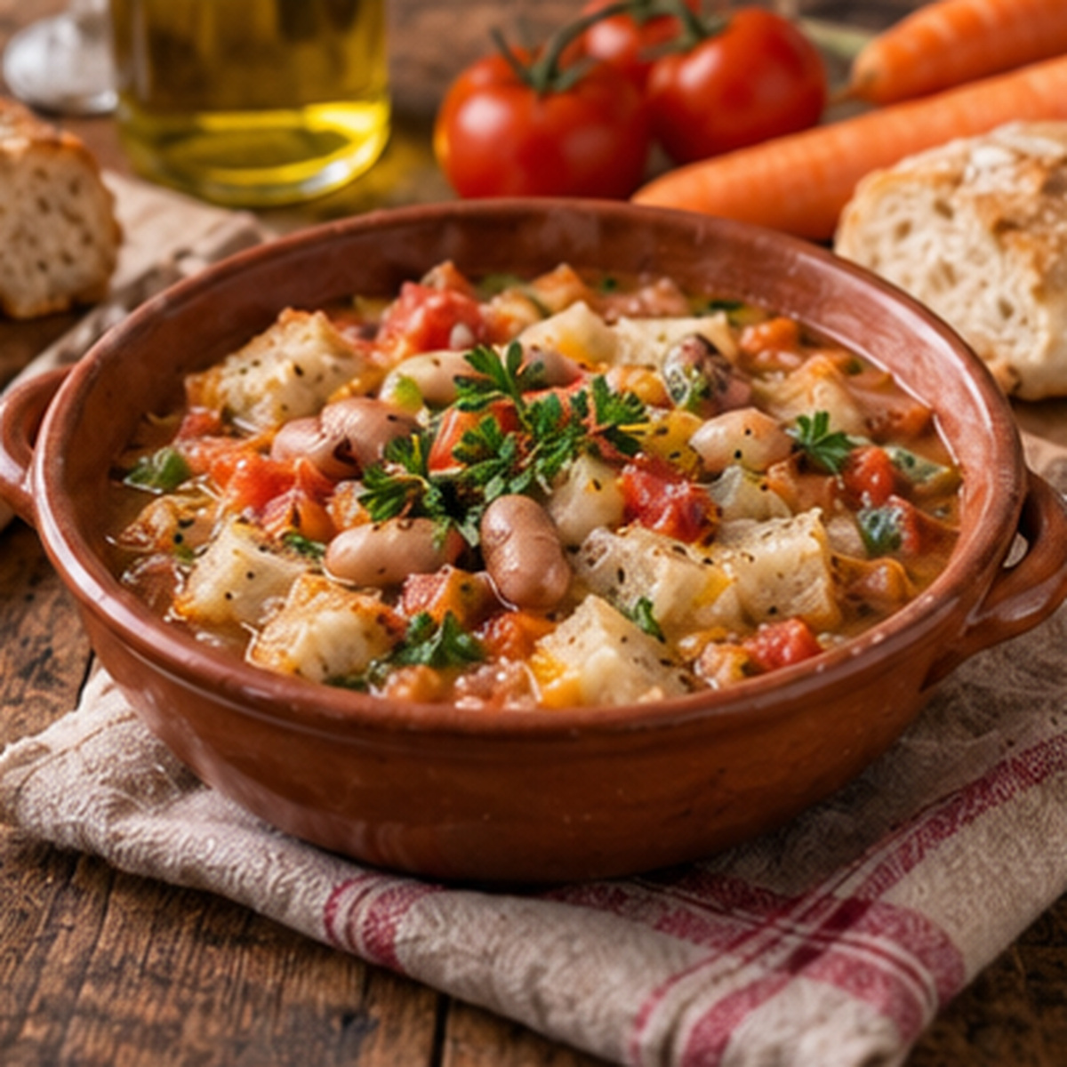 Pancotto con i fagioli