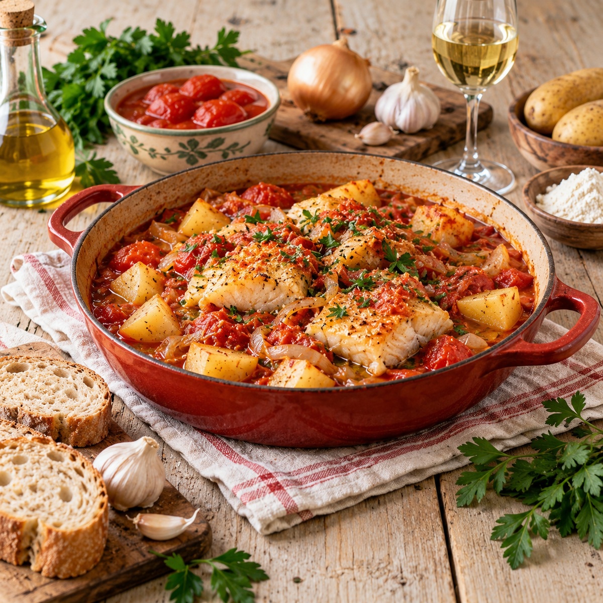 Baccalà alla livornese