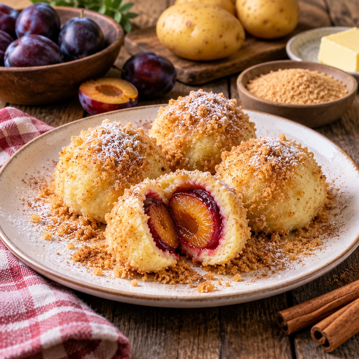 Canederli alle prugne