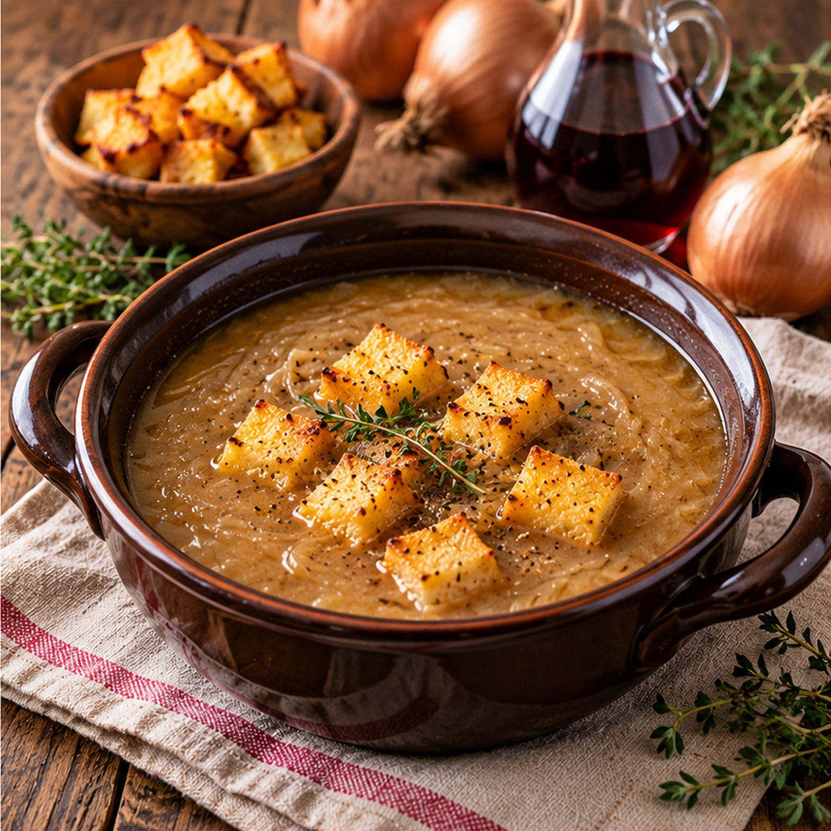 Zuppa di farina tostata Zuppa di farina tostata