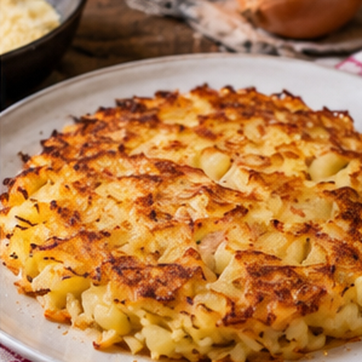 Polenta e patate rostide