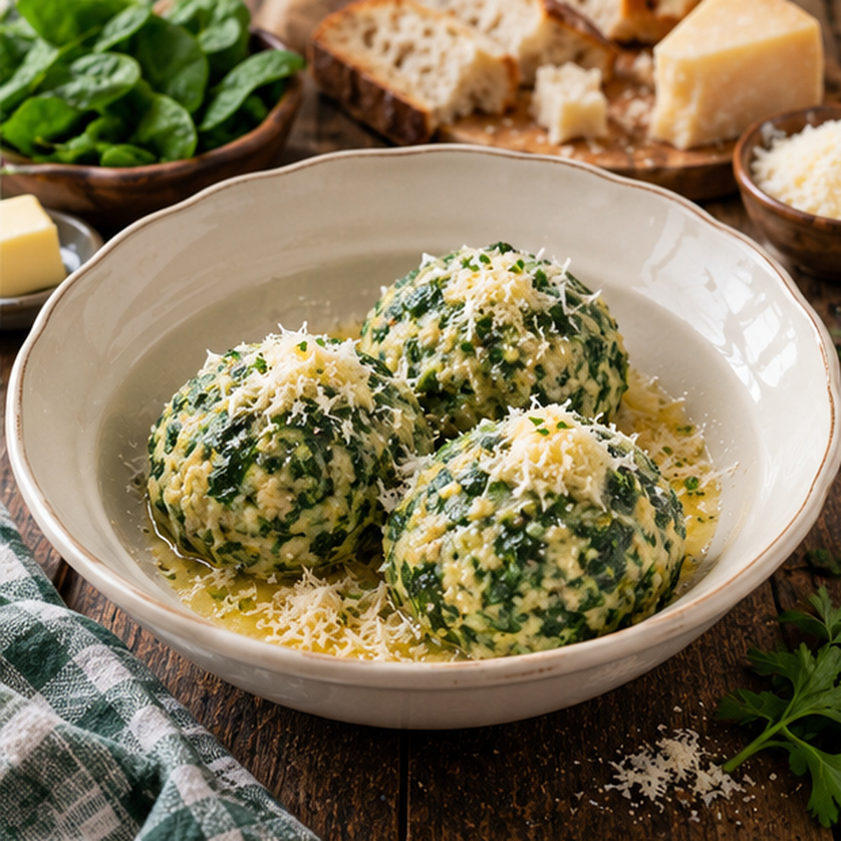 Canederli di spinaci Canederli di spinaci