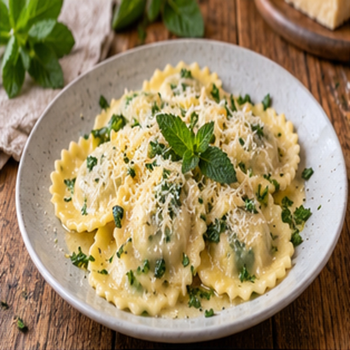 Ravioli alla menta Ravioli alla menta