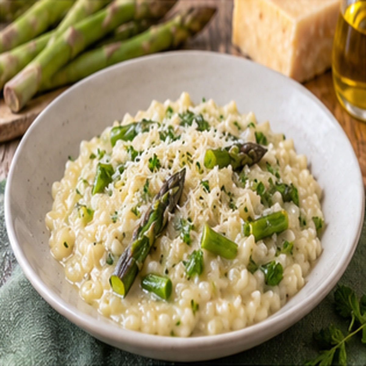 Risotto agli asparagi Risotto agli asparagi