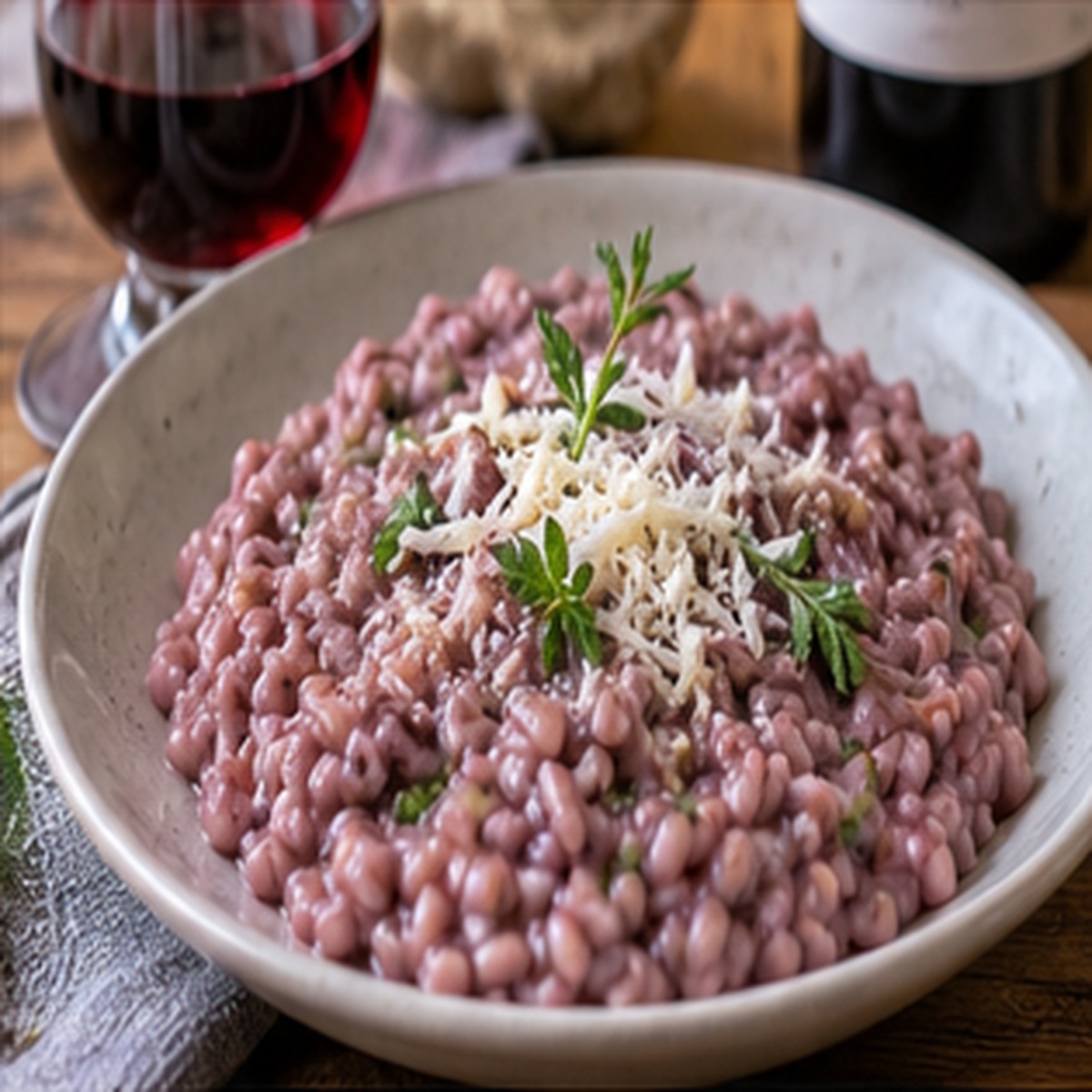 Risotto al Teroldego Risotto al Teroldego