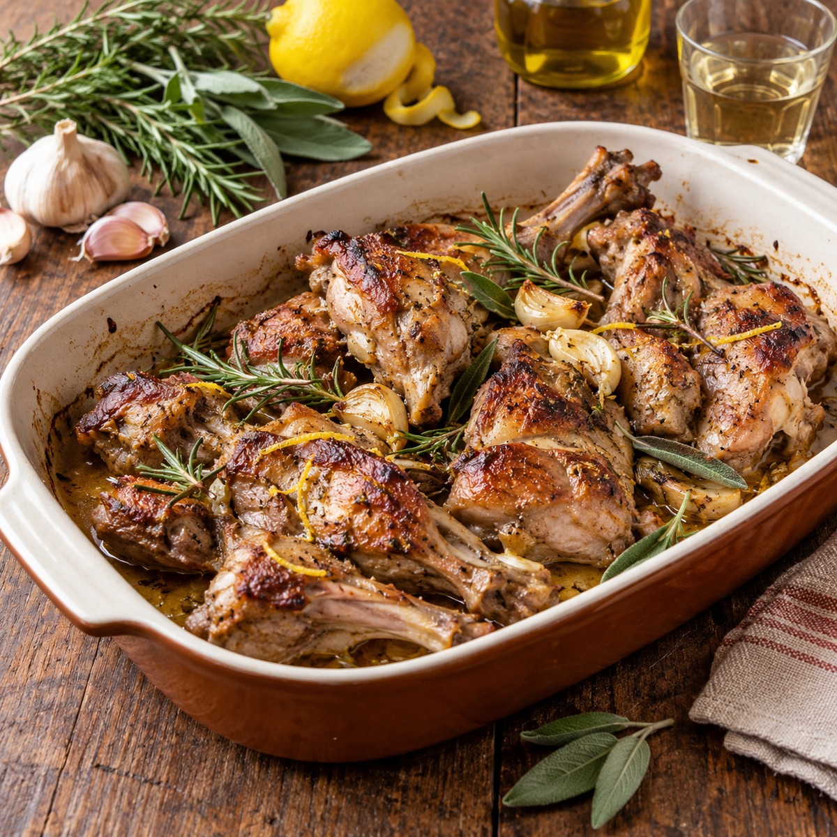 Capretto al forno