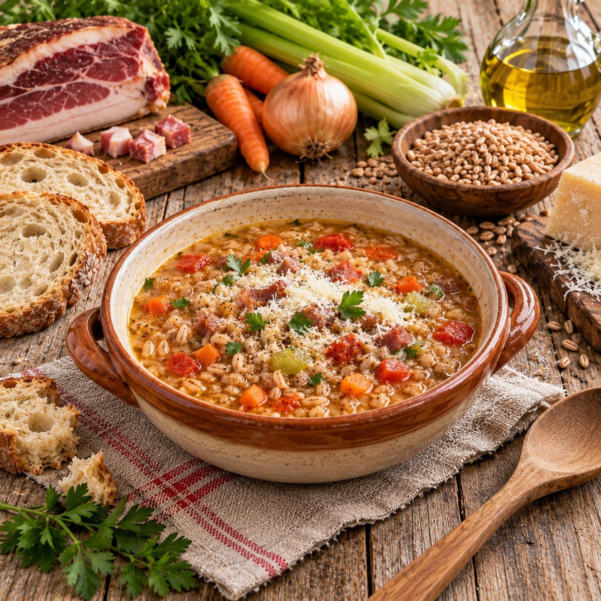 Minestra di farro