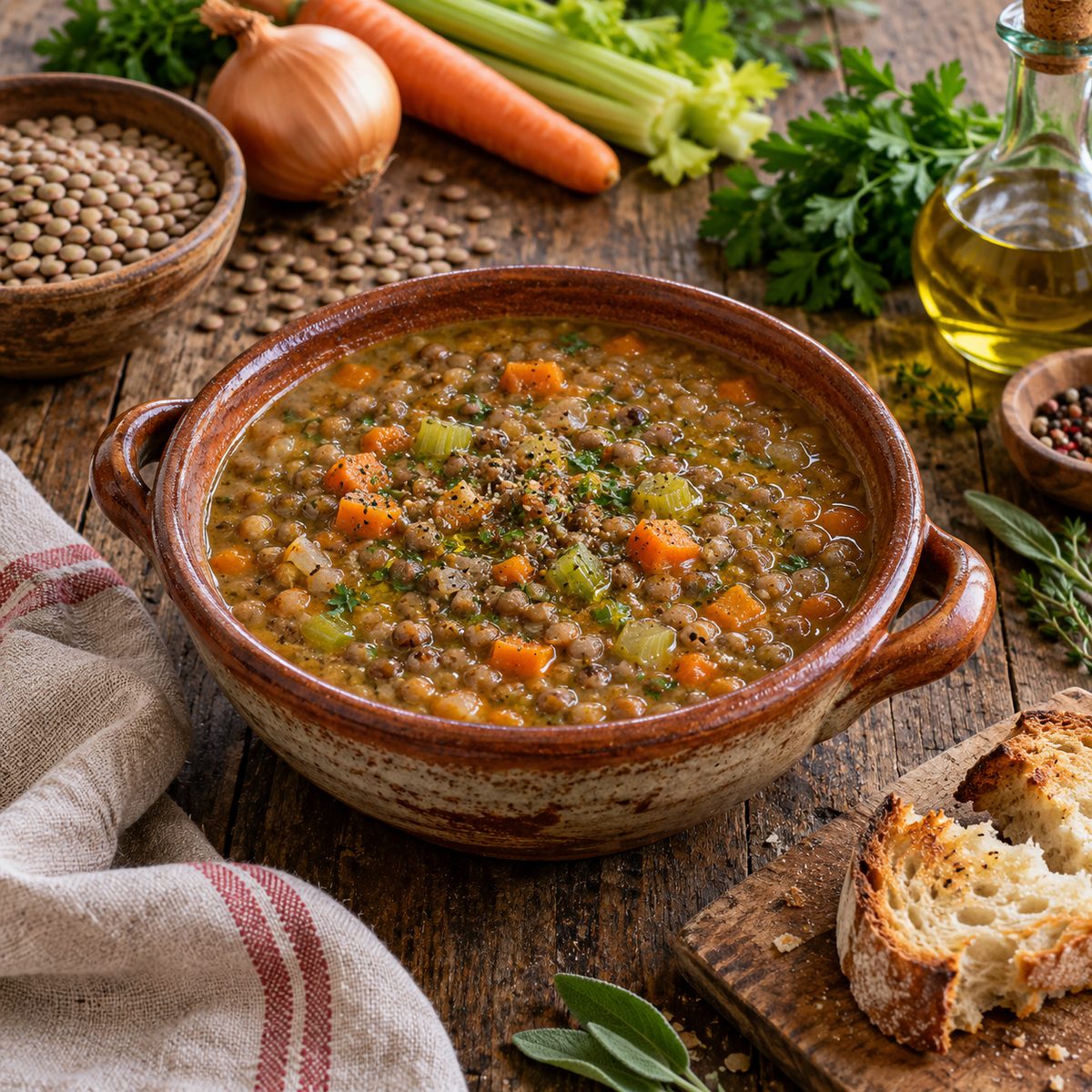 Zuppa di lenticchie Zuppa di lenticchie