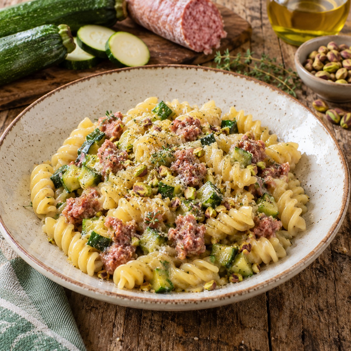 Pasta con il ciauscolo