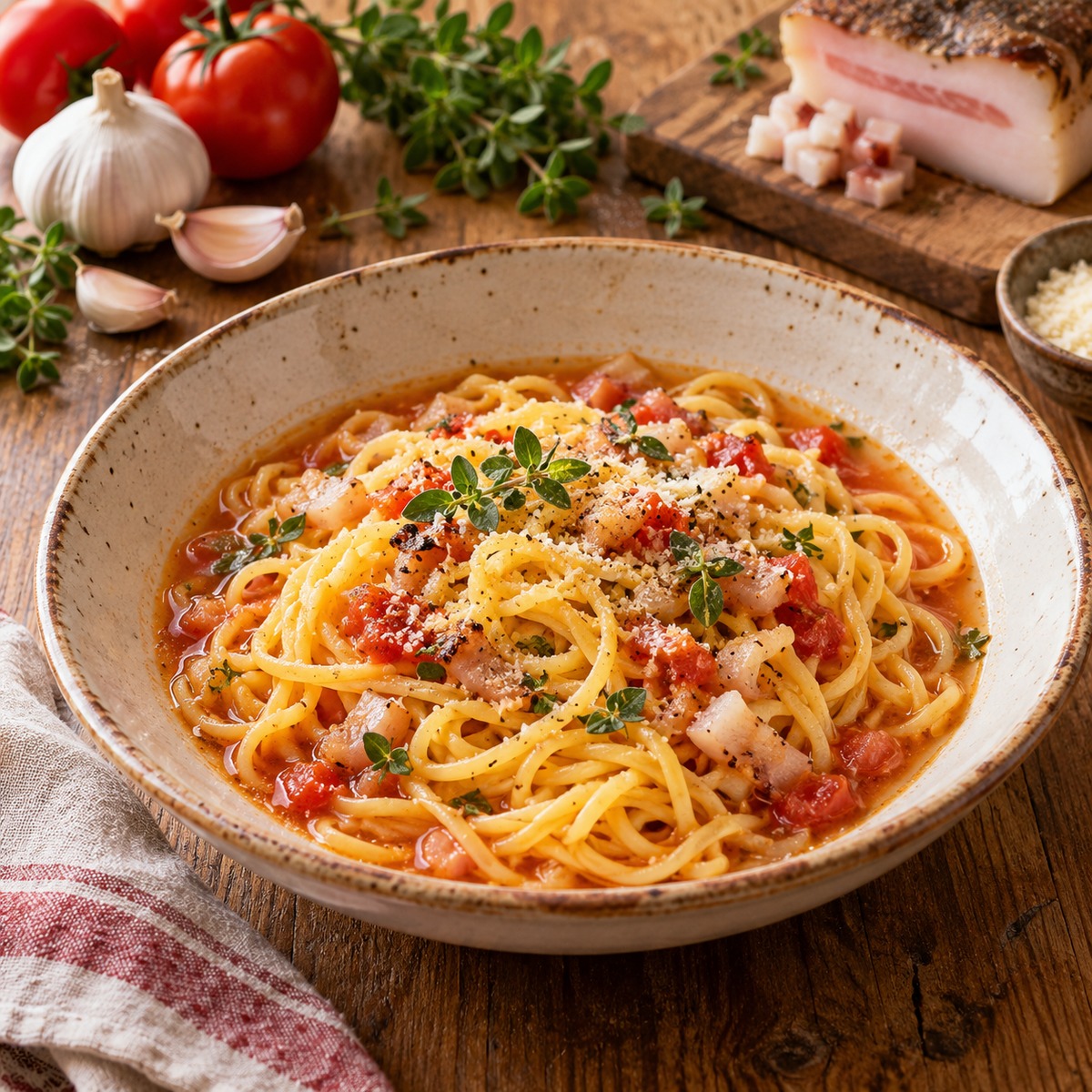 Tagliolini con il battuto
