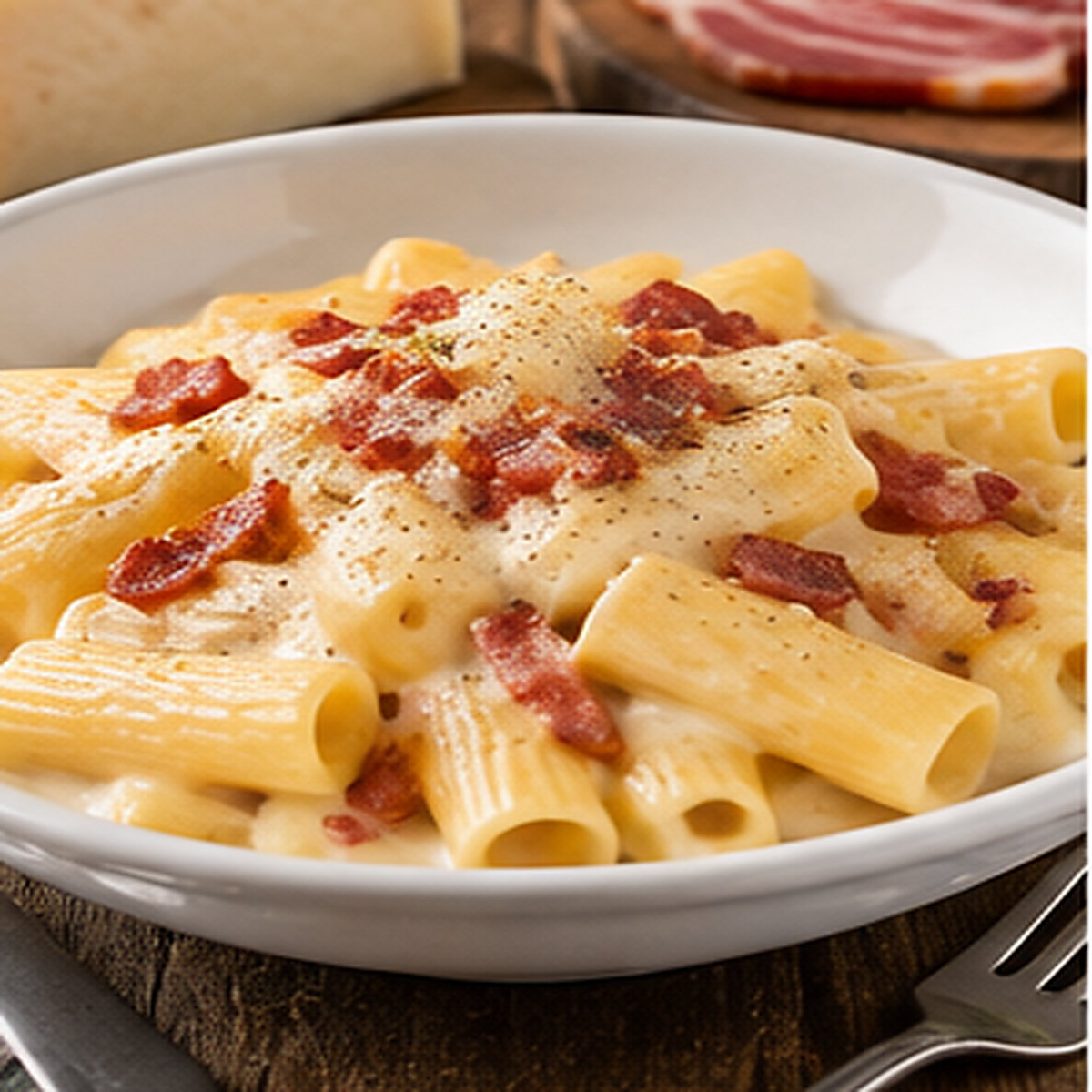 Rigatoni alla fontina