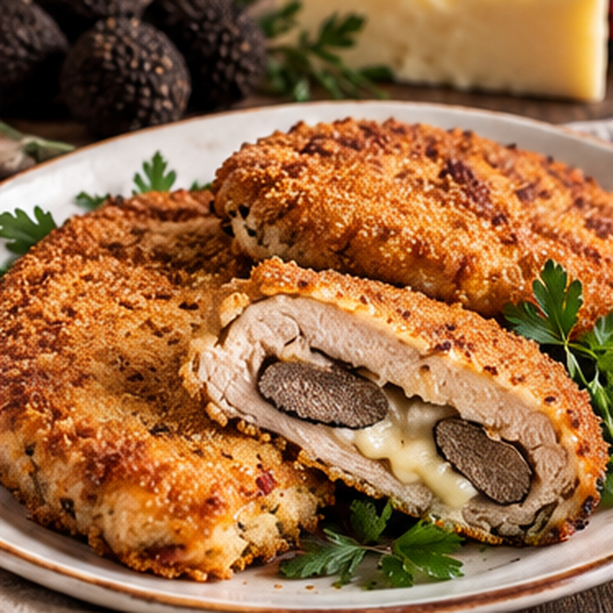 Fagottini di maiale al tartufo